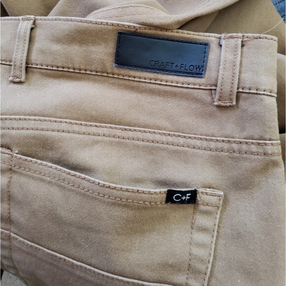 Craft + Flow Five Pocket Zipper Fly Pants - Picture 3 of 6